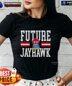 Premium Kansas Jayhawks Future Jayhawk Ladies Tee showcasing vibrant team colors and stylish design for fans.