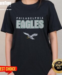 Premium Kelly Green Philadelphia Eagles Throwback Ladies Tee showcasing vintage style and team spirit for female fans.