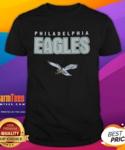 Alt Text: Premium Kelly Green Philadelphia Eagles Throwback T-Shirt featuring vintage logo and soft fabric for ultimate comfort.