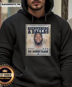 Premium Kenny Clark Welcome To Dallas Cowboys Graphic Hoodie featuring bold team logo and stylish design.