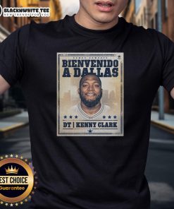 Premium Kenny Clark Welcome To Dallas Cowboys Graphic T-Shirt featuring bold design and team colors for fans.