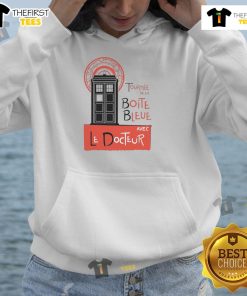 Premium La Boite Bleue Hoodie in vibrant blue, showcasing a stylish design perfect for casual wear.