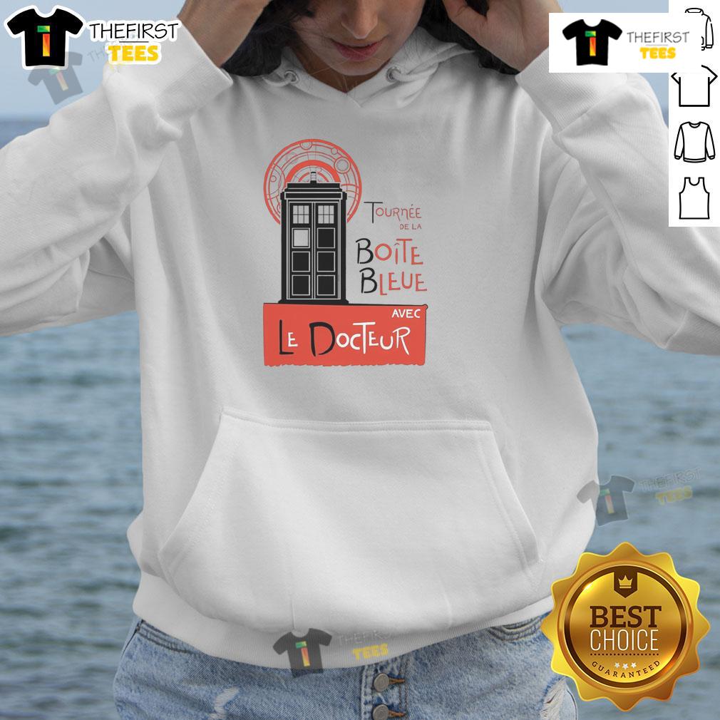 Premium La Boîte Bleue Hoodie Premium La Boite Bleue Hoodie in vibrant blue, showcasing a stylish design perfect for casual wear.