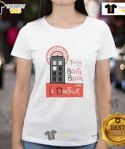 Premium La Boite Bleue Ladies Tee in vibrant colors, showcasing stylish design and comfortable fit for everyday wear.