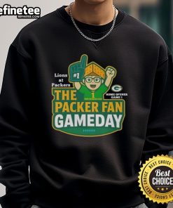 Premium Lions sweatshirt for Packers gameday, perfect for Super Bowl season football fans. Stay warm and stylish!