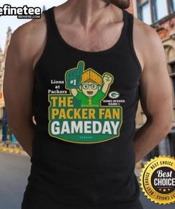 Premium Lions tank top for Packers Gameday during Super Bowl season, perfect for passionate football fans.