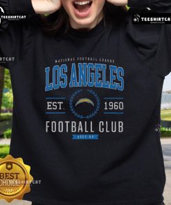 Premium Los Angeles Chargers Football Club sweatshirt featuring team logo and vibrant colors, perfect for fans.
