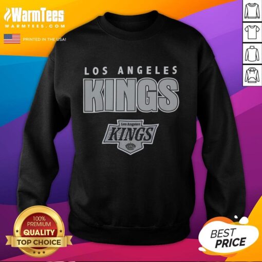 Premium Los Angeles Kings throwback sweatshirt featuring retro logo and comfortable fit, perfect for fans.