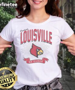 Premium Louisville Cardinals Prime Play Ladies Tee in vibrant red, perfect for fans showcasing team spirit and style.
