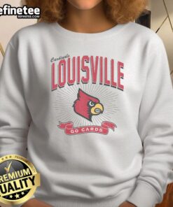 Premium Louisville Cardinals Prime Play Sweatshirt in red with logo, perfect for game day and fan apparel.