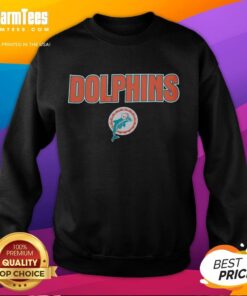 Premium Miami Dolphins throwback sweatshirt featuring retro design and vibrant team colors for ultimate fan style.