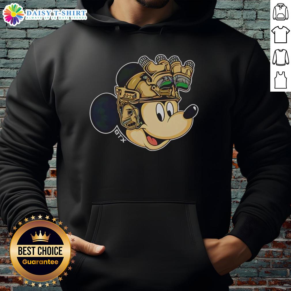 Premium Mickey Mouse Military Helmet Night Vision Goggles Hoodie Alt Text: Premium Mickey Mouse military helmet night vision goggles hoodie featuring a fun design and cozy fit for fans.