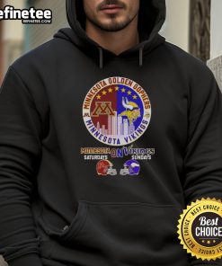 Premium Minnesota Golden Gophers and Vikings hoodie for football fans, perfect for Saturdays and Sundays.