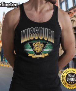 Premium Missouri Tigers Vintage Arena Fade Tank Top showcasing team spirit in a stylish, faded design for fans.