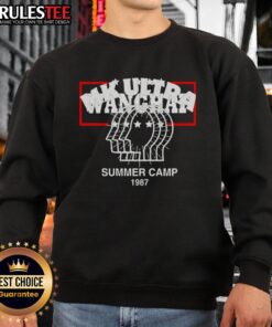 Premium MK Ultra Summer Camp 1987 sweatshirt featuring vibrant graphics and a retro design, perfect for vintage lovers.