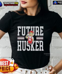 Premium Nebraska Cornhuskers Future Husker Ladies Tee in red, perfect for showing team spirit on game day.
