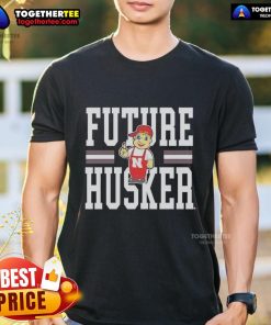 Premium Nebraska Cornhuskers Future Husker T-Shirt in red with team logo, perfect for young fans and future supporters.