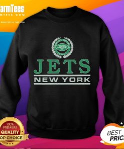 Premium New York Jets Crest Sweatshirt featuring the team's logo and a stylish design for fans.