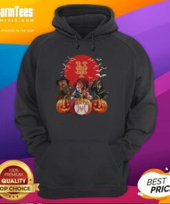 Premium New York Mets MLB horror movie Halloween hoodie featuring spooky graphics and team logo, perfect for fans.