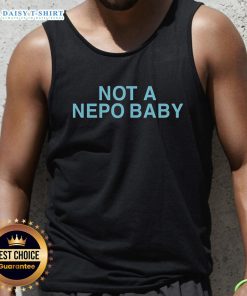 Alt Text: Premium Not A Baby Tank Top in soft cotton, perfect for stylish infant outfits and warm weather wear.