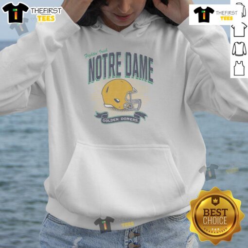 Premium Notre Dame Fighting Irish Prime Play Hoodie featuring vibrant team colors and logo, perfect for fans.