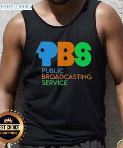 Alt Text: Premium Original PBS Public Broadcasting Service Colors Tank Top featuring vibrant hues and a stylish design.