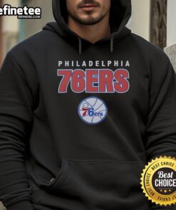 Premium Philadelphia 76ers Throwback Hoodie featuring retro logo and design, perfect for fans and vintage sportswear enthusiasts.