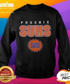 Premium Phoenix Suns throwback sweatshirt featuring vintage logo and comfortable fit, perfect for fans and casual wear.