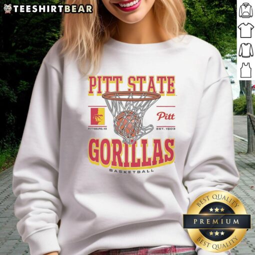 Premium Pittsburg State Gorillas Game Time Sweatshirt in vibrant colors, perfect for fans and cozy game days.