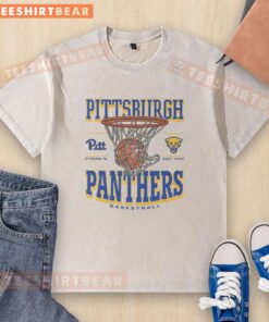 Premium Pittsburgh Panthers Game Time Washed T-Shirt in navy blue, perfect for game day and showing team spirit.
