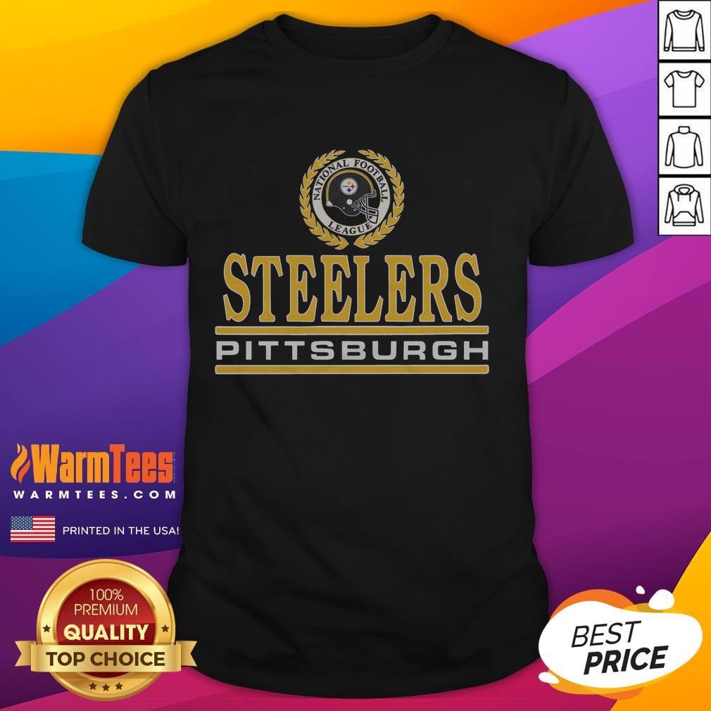 Premium Pittsburgh Steelers Crest T Shirt Premium Pittsburgh Steelers Crest T-Shirt featuring bold team logo, perfect for fans and stylish game day wear.