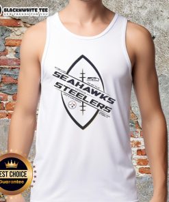 Premium Pittsburgh Steelers vs Seattle Seahawks 2025 Gameday Tank Top featuring team logos and vibrant colors.