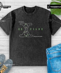Premium release 'The S3x Files' washed t-shirt featuring a stylish design and the phrase 'The Truth Is Out There.'