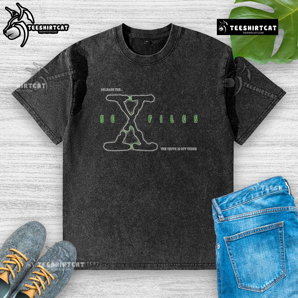 Premium Release The S3X Files The Truth Is Out There Washed T Shirt Premium release 'The S3x Files' washed t-shirt featuring a stylish design and the phrase 'The Truth Is Out There.'