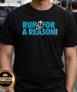 Alt Text: Premium Run For A Reason Houston 2026 T-Shirt featuring a vibrant design, perfect for runners and event participants.