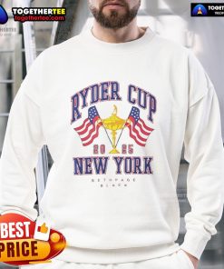 Premium Ryder Cup Golf New York 2025 sweatshirt featuring a stylish design perfect for golf enthusiasts.