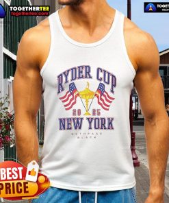 Premium Ryder Cup Golf New York 2025 tank top featuring a stylish design perfect for golf enthusiasts.