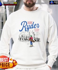 Premium Ryder Cup Skyline Golf New York 2025 sweatshirt featuring a stylish design for golf enthusiasts.