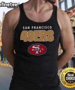 Premium Scarlet San Francisco 49ers Throwback Tank Top featuring classic logo and vintage design for fans.