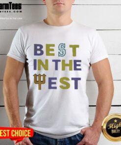 Premium Seattle Mariners Best In The West 2025 T-Shirt featuring vibrant team colors and a stylish design for fans.