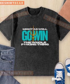 Premium Seattle Mariners Big Dumper Trident Washed T-Shirt showcasing team pride and style for fans.