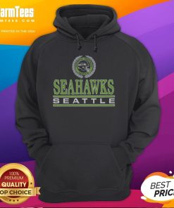 Premium Seattle Seahawks Crest Hoodie showcasing team logo, perfect for fans and stylish sportswear enthusiasts.