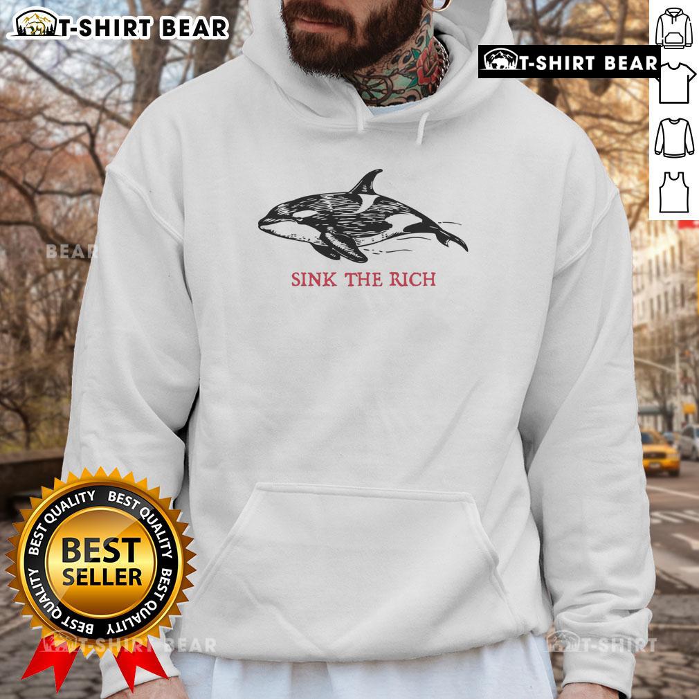 Premium Sink The Rich Anti Capitalist Orca Hoodie