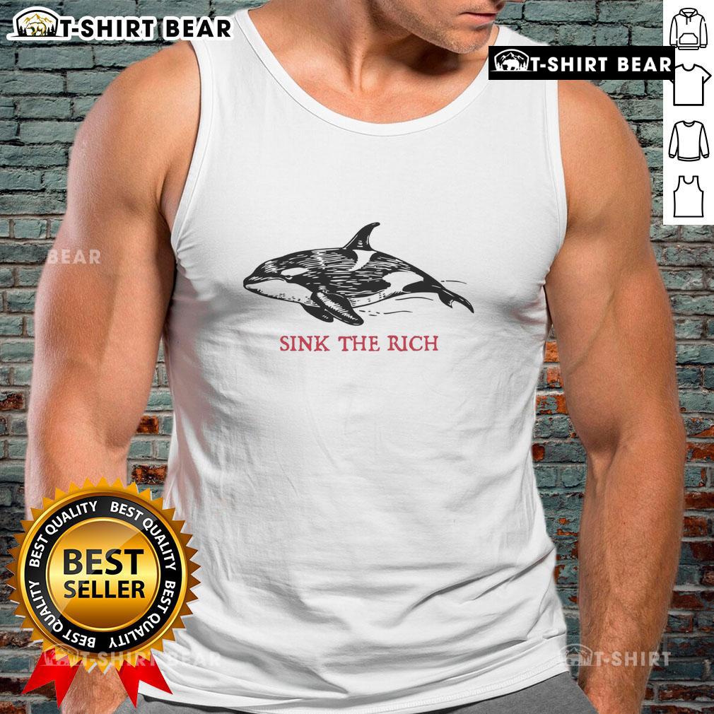 Premium Sink The Rich Anti Capitalist Orca Tank Top