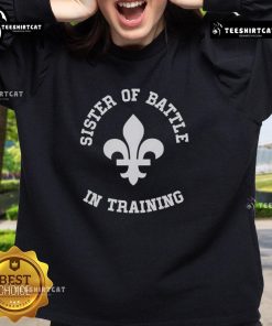 Premium Sister of Battle in Training Sweatshirt featuring bold graphics and comfortable fit for Warhammer 40K fans.