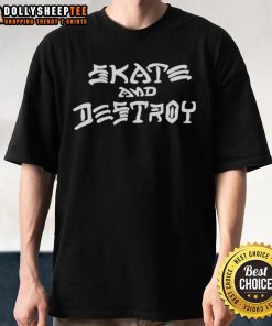 Premium Skate And Destroy New T-Shirt featuring bold graphics and a stylish design for skateboarding enthusiasts.