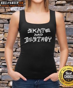 Alt Text: Premium Skate and Destroy new tank top featuring bold graphics and a stylish design for skate enthusiasts.