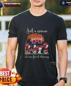Premium Snoopy and Friend Mississippi State Football T-Shirt for lovers of fall and Mississippi sports.