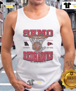 Premium Southeast Missouri State Redhawks Game Time tank top in vibrant red, perfect for game day and sports fans.