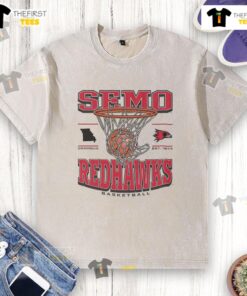 Alt Text: Premium Southeast Missouri State Redhawks Game Time washed t-shirt in red, perfect for fans and casual wear.